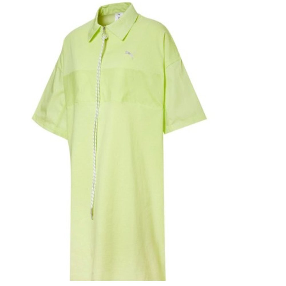 PUMA x Liu Wen Polo Dress Sunny Lime New NWT Medium